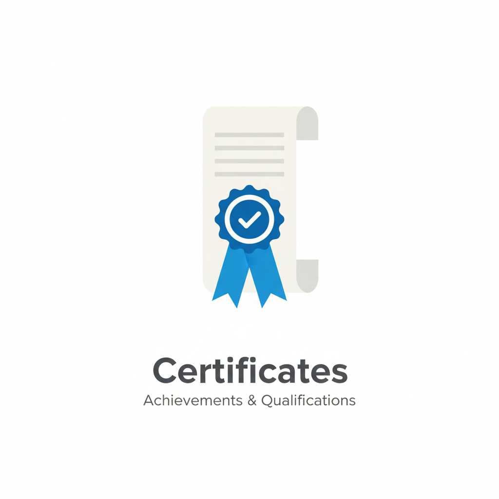 Certificates